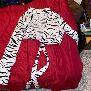 Zebra crop top